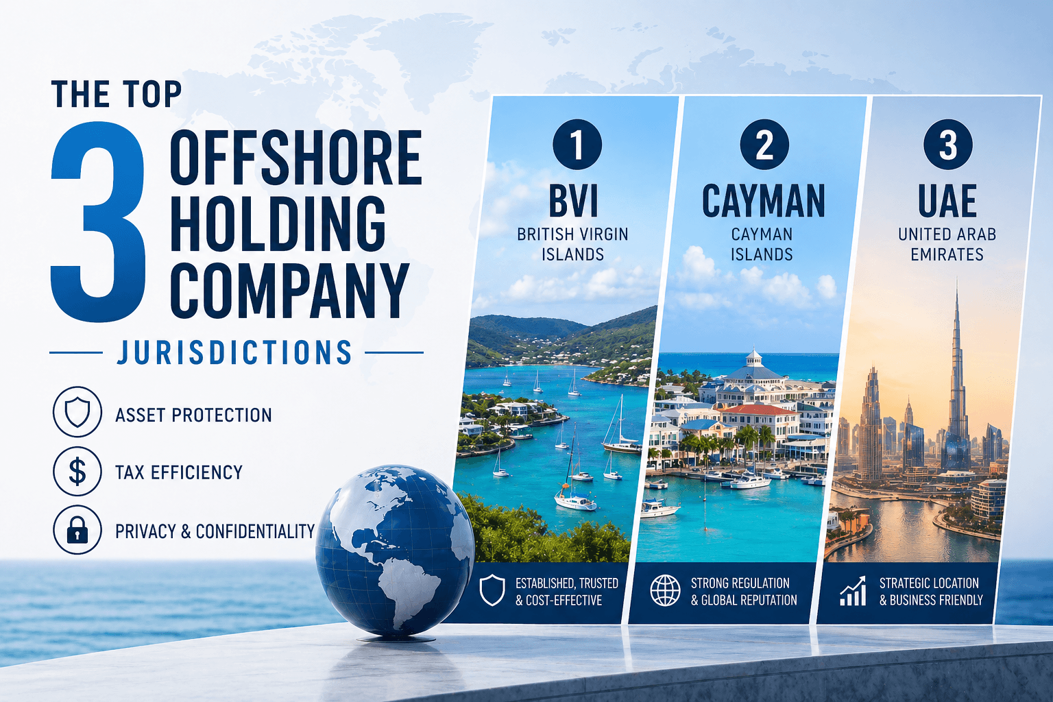 Top 3 Offshore Jurisdictions for Holding Companies: Pros & Cons