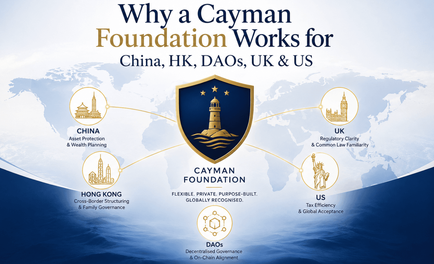 Why a Cayman Foundation Works for China, HK, UK & US